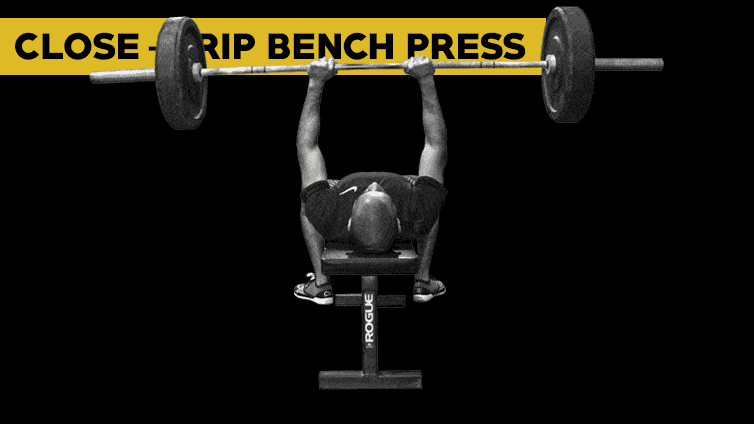 close grip bench press