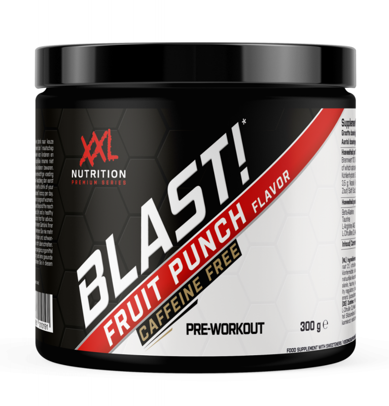 Blast! Pre Workout - Cafeïne vrij